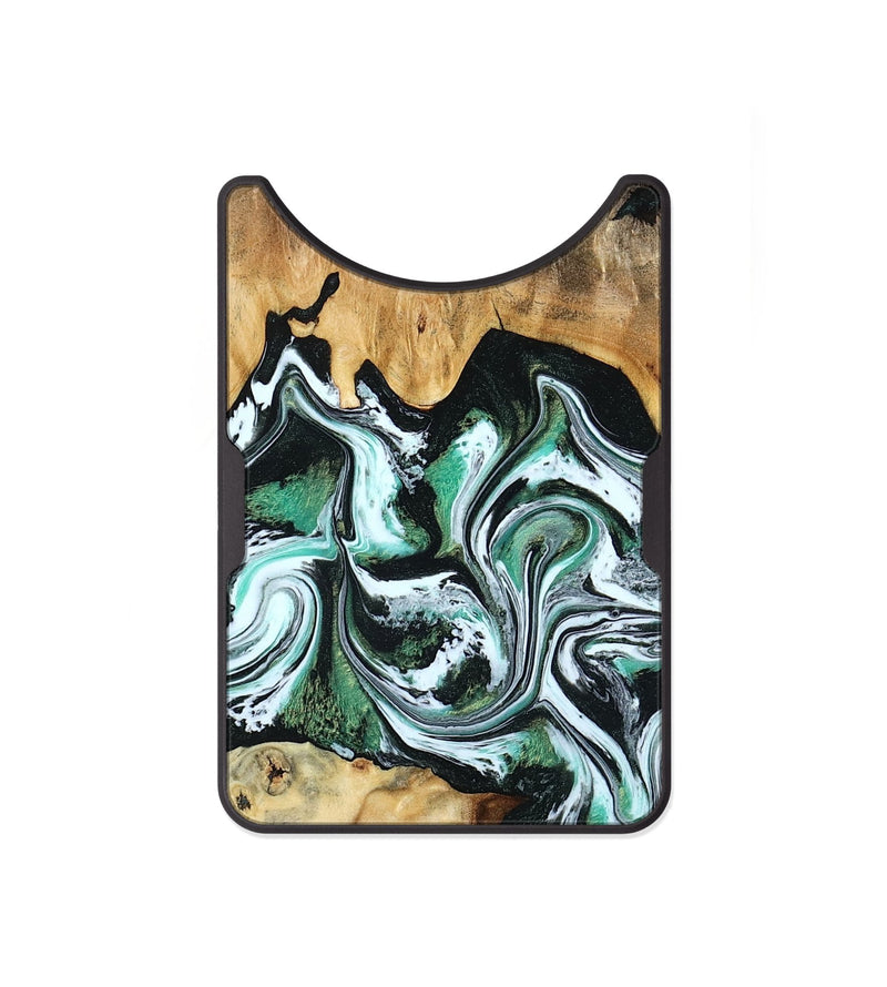 Alloy Wood Wallet - Lorine (Green, 801536)