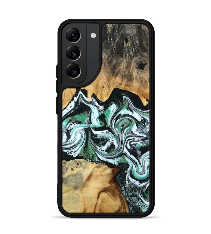 Galaxy S22 Plus Wood Phone Case - Lorine (Green, 801536)