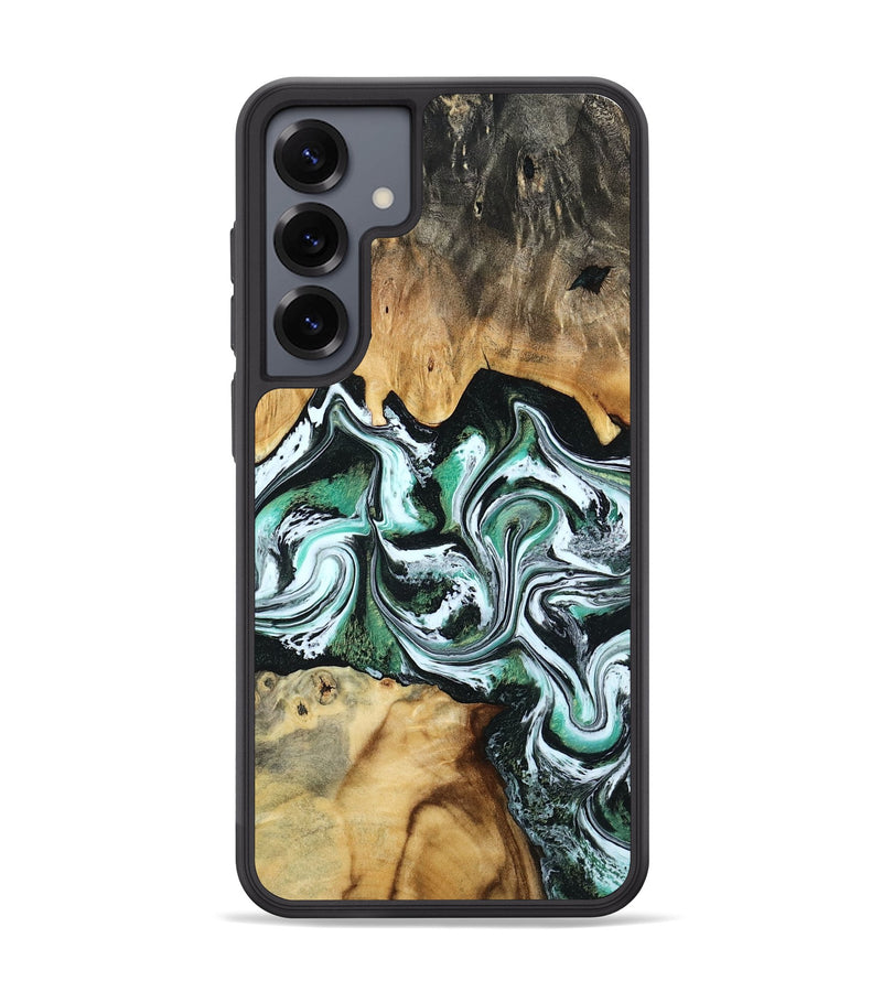 Galaxy S25 Plus Wood Phone Case - Lorine (Green, 801536)
