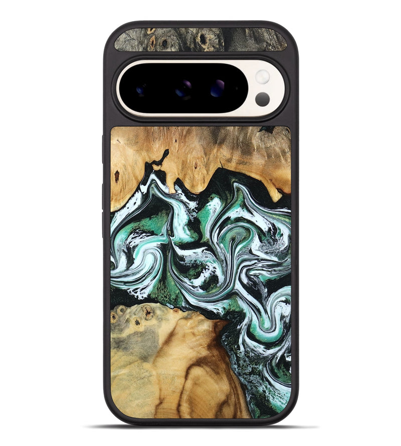 Pixel 9 Pro XL Wood Phone Case - Lorine (Green, 801536)