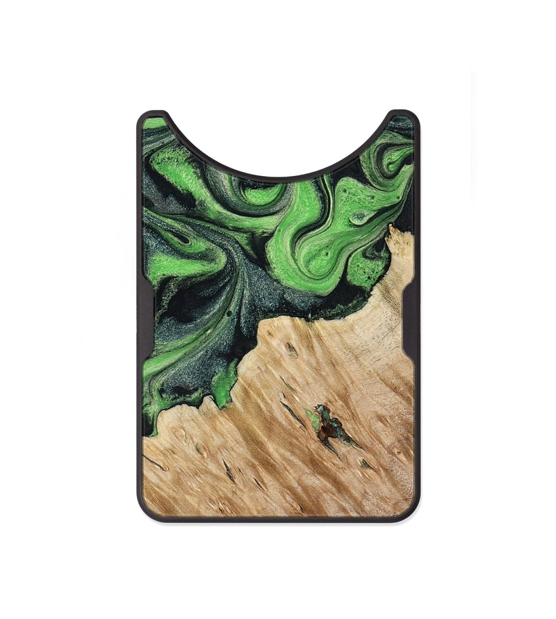 Alloy Wood Wallet - August (Green, 801537)