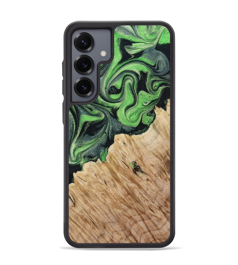 Galaxy S25 Plus Wood Phone Case - August (Green, 801537)