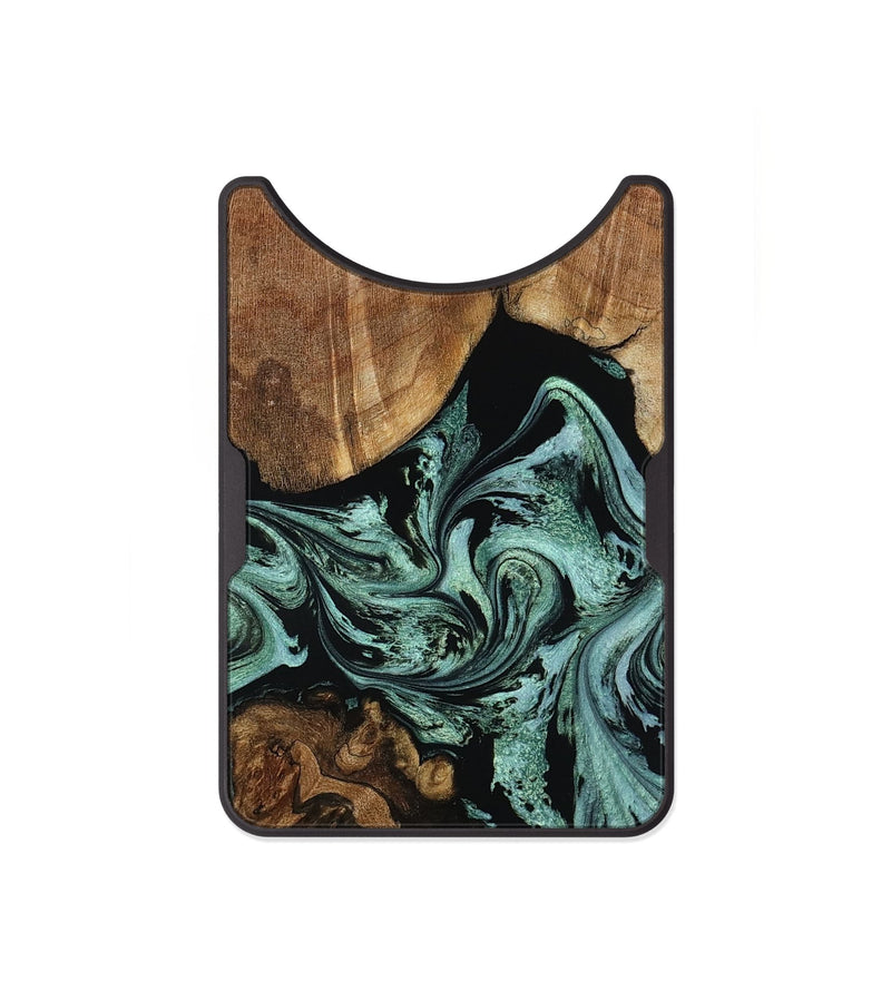 Alloy Wood Wallet - Ashlyn (Green, 801538)