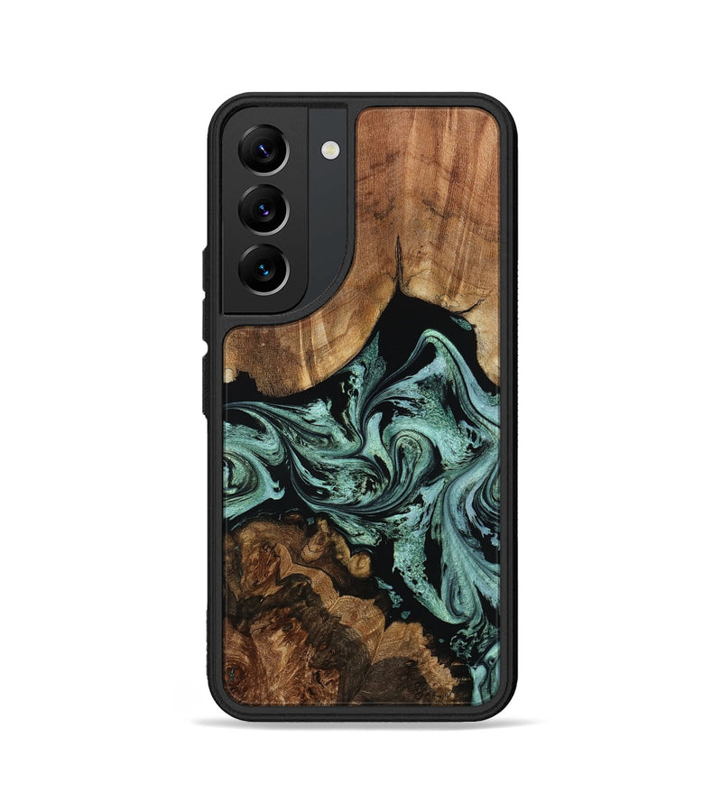 Galaxy S22 Wood Phone Case - Ashlyn (Green, 801538)