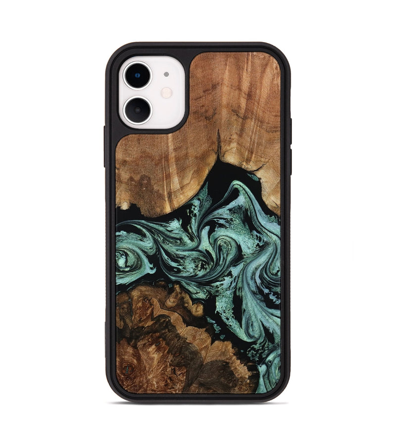 iPhone 11 Wood Phone Case - Ashlyn (Green, 801538)