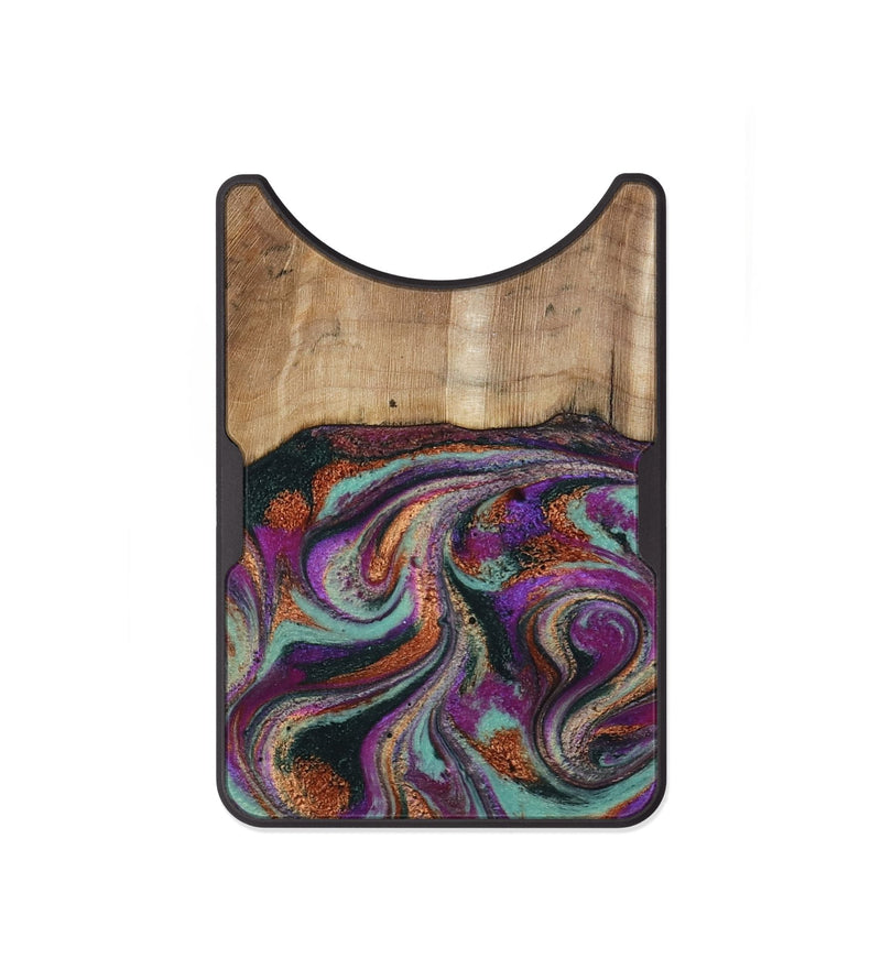 Alloy Wood Wallet - Meghann (Green, 801539)