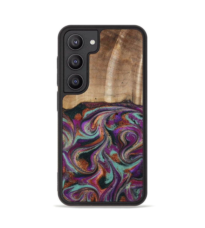 Galaxy S23 Wood Phone Case - Meghann (Green, 801539)