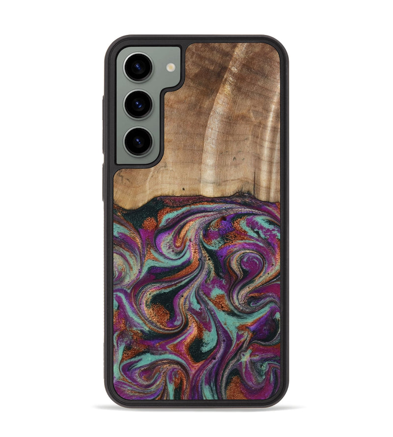 Galaxy S23 Plus Wood Phone Case - Meghann (Green, 801539)