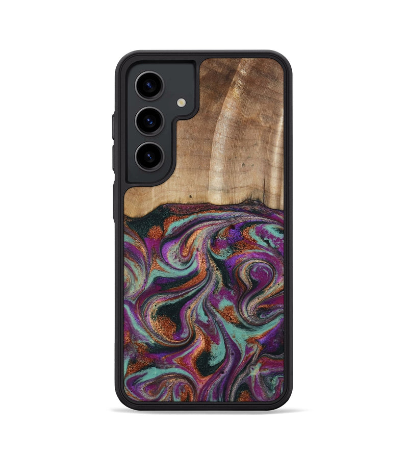 Galaxy S24 Wood Phone Case - Meghann (Green, 801539)