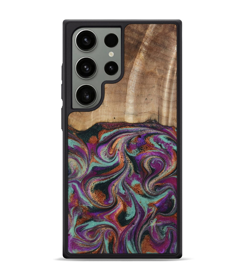 Galaxy S24 Ultra Wood Phone Case - Meghann (Green, 801539)