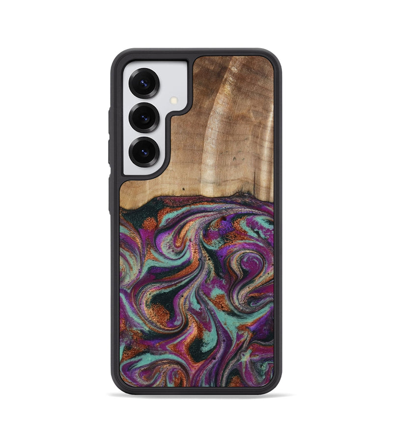 Galaxy S25 Wood Phone Case - Meghann (Green, 801539)