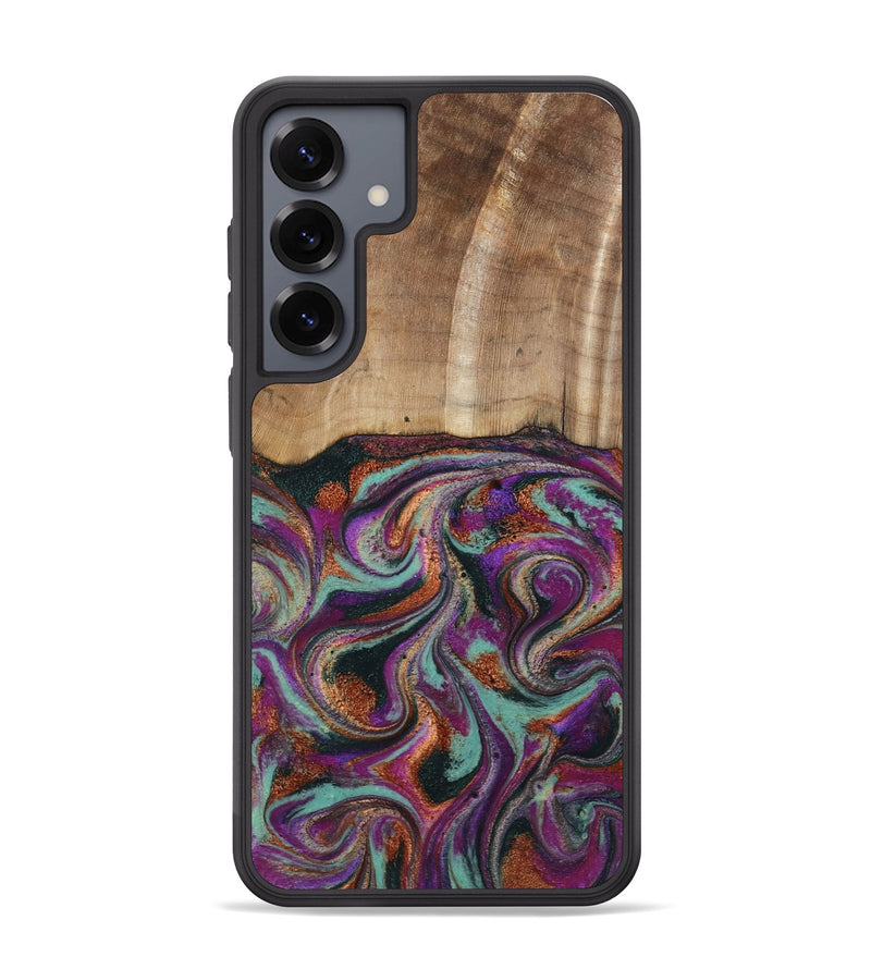 Galaxy S25 Plus Wood Phone Case - Meghann (Green, 801539)