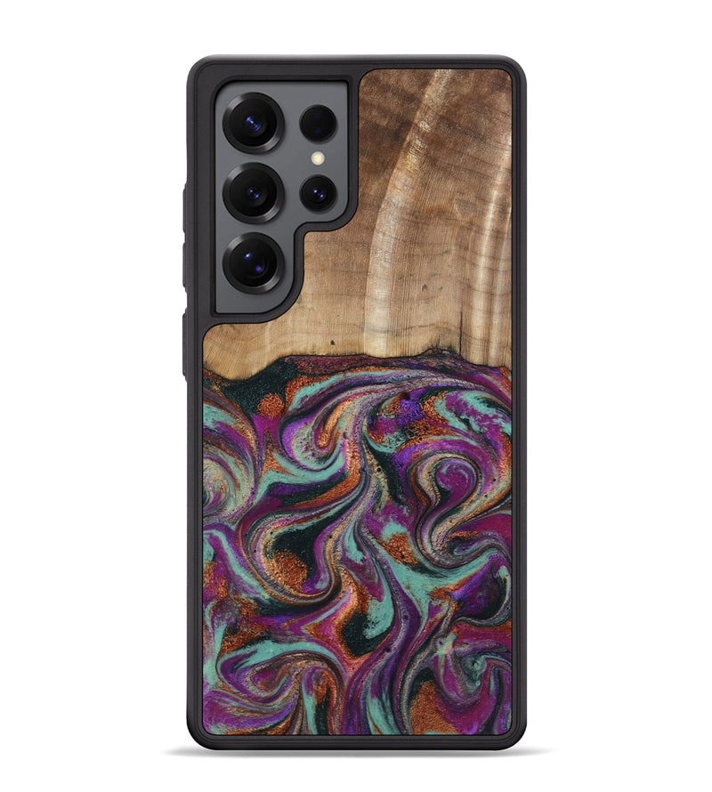 Galaxy S25 Ultra Wood Phone Case - Meghann (Green, 801539)