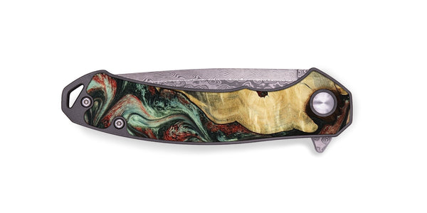 EDC Wood Pocket Knife - Florida (Green, 801540)