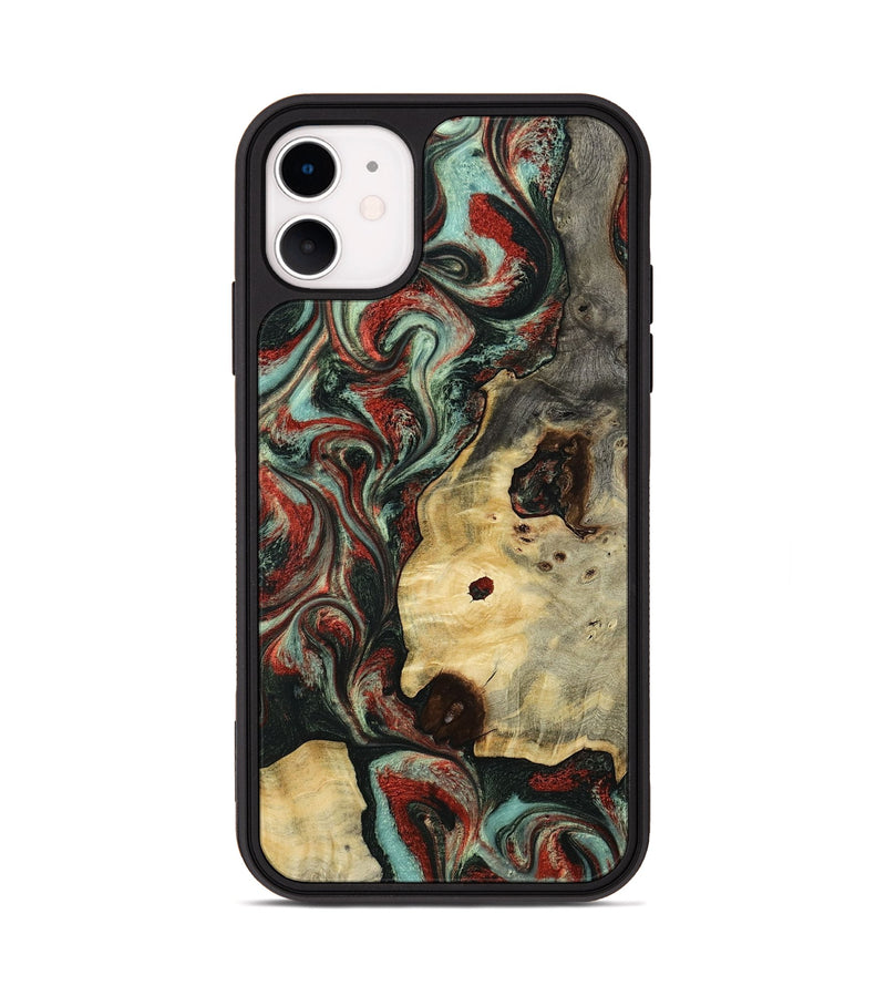iPhone 11 Wood Phone Case - Florida (Green, 801540)