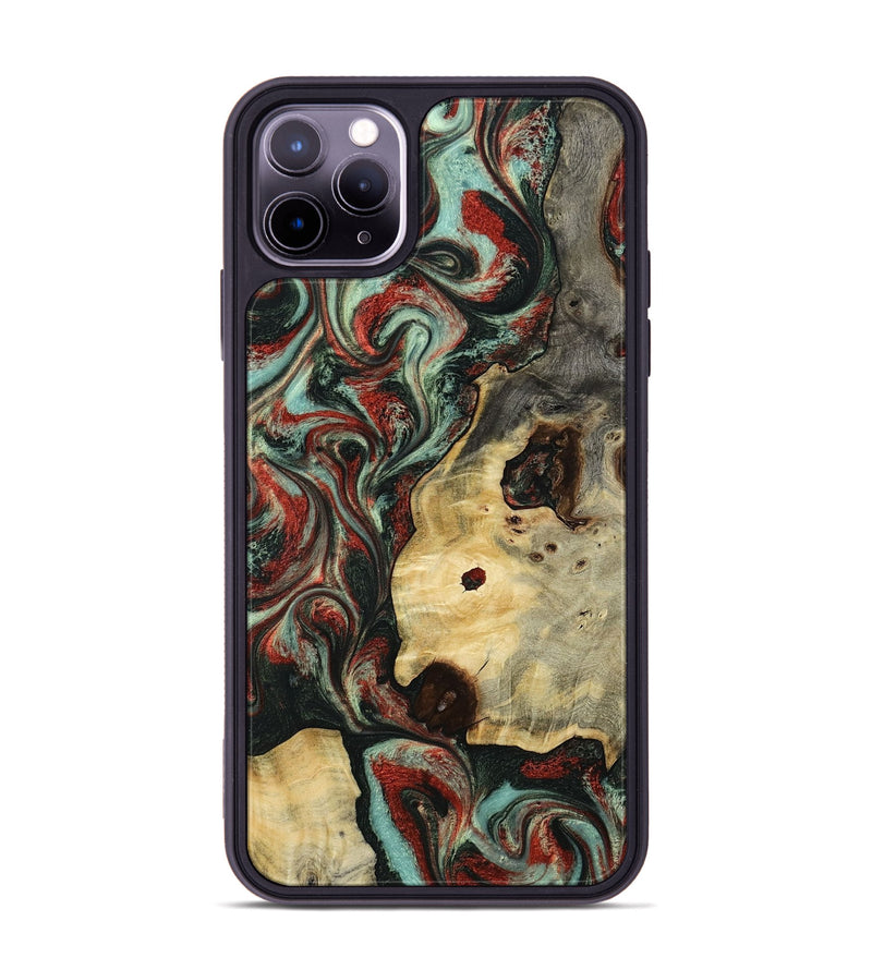 iPhone 11 Pro Max Wood Phone Case - Florida (Green, 801540)