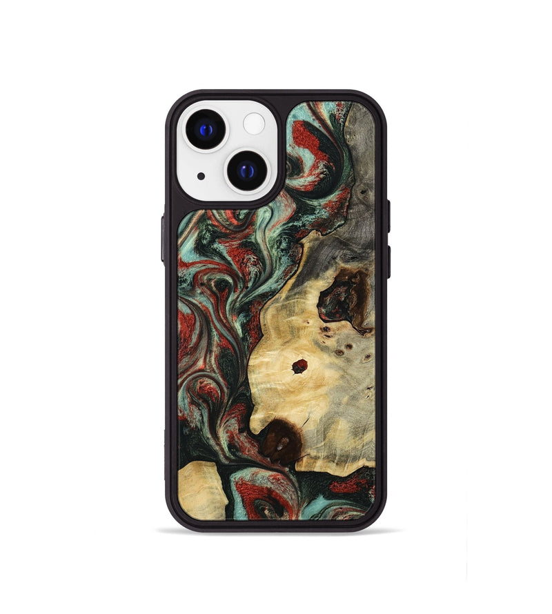 iPhone 13 mini Wood Phone Case - Florida (Green, 801540)