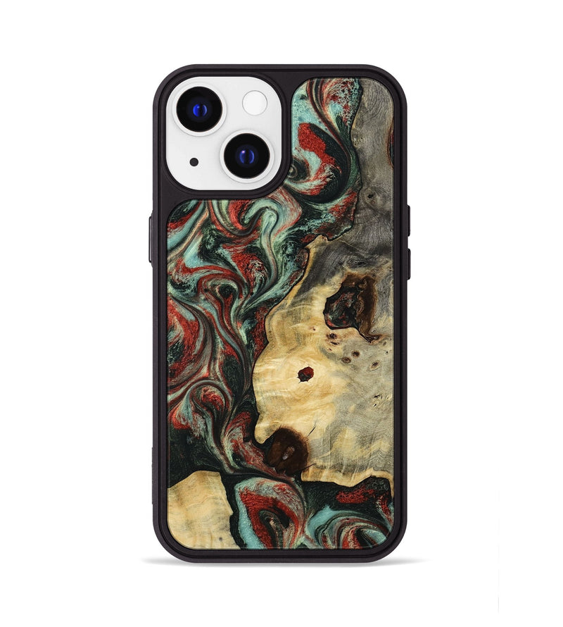 iPhone 13 Wood Phone Case - Florida (Green, 801540)