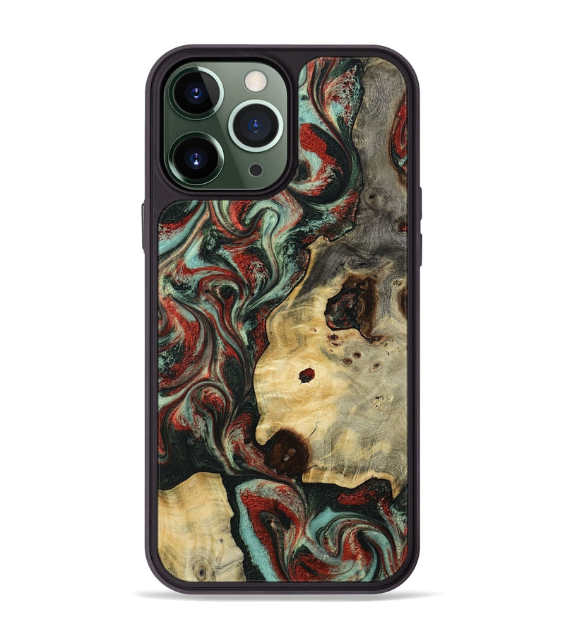 iPhone 13 Pro Max Wood Phone Case - Florida (Green, 801540)