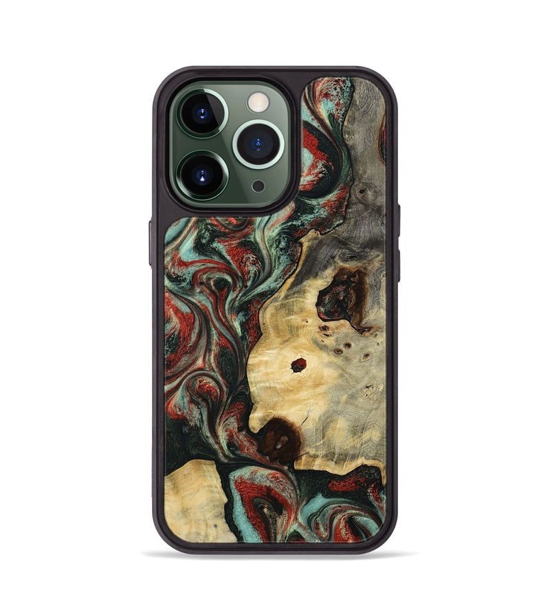 iPhone 13 Pro Wood Phone Case - Florida (Green, 801540)