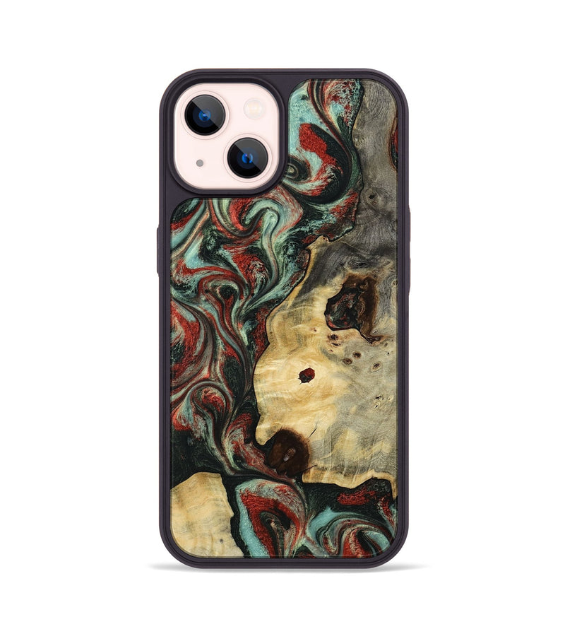iPhone 14 Wood Phone Case - Florida (Green, 801540)