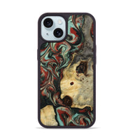 iPhone 15 Wood Phone Case - Florida (Green, 801540)