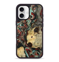 iPhone 16 Plus Wood Phone Case - Florida (Green, 801540)