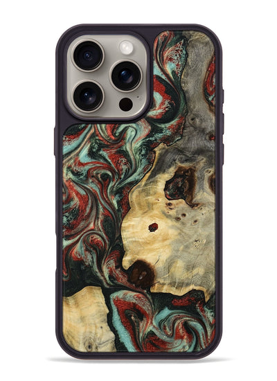 iPhone 16 Pro Max Wood Phone Case - Florida (Green, 801540)