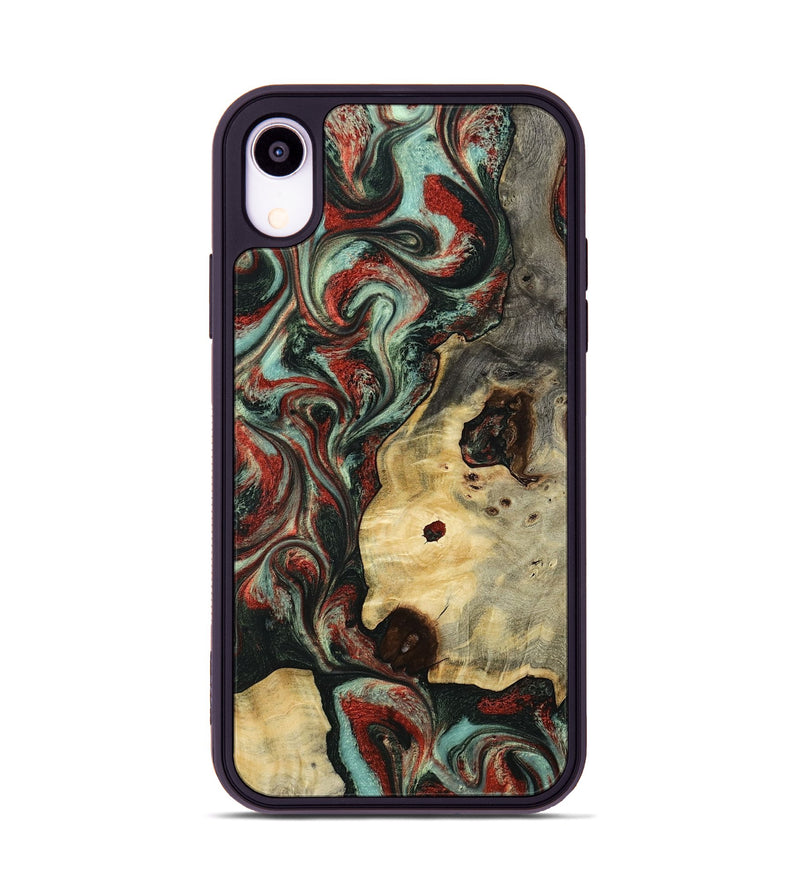 iPhone Xr Wood Phone Case - Florida (Green, 801540)