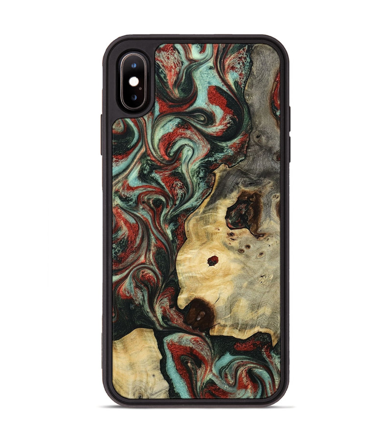 iPhone Xs Max Wood Phone Case - Florida (Green, 801540)