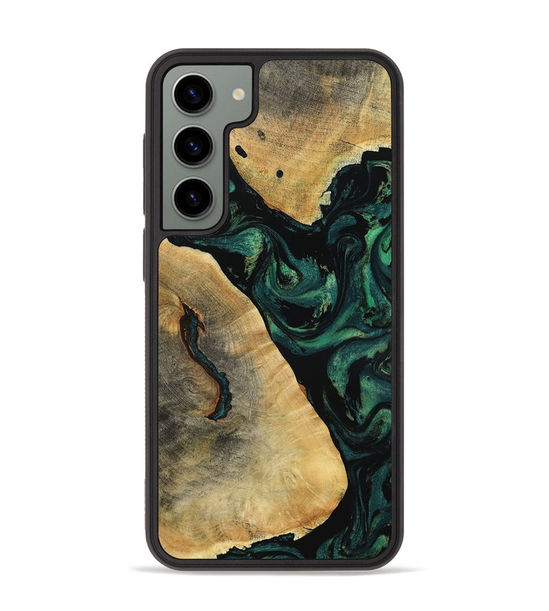 Galaxy S23 Plus Wood Phone Case - Erykah (Green, 801541)