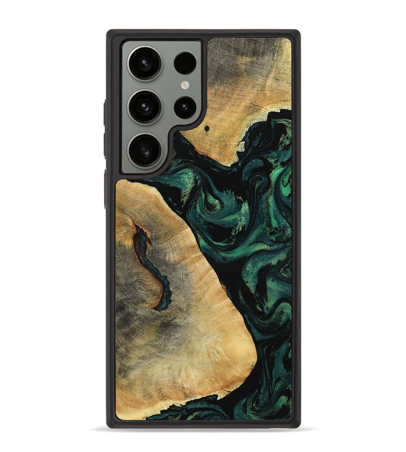Galaxy S23 Ultra Wood Phone Case - Erykah (Green, 801541)