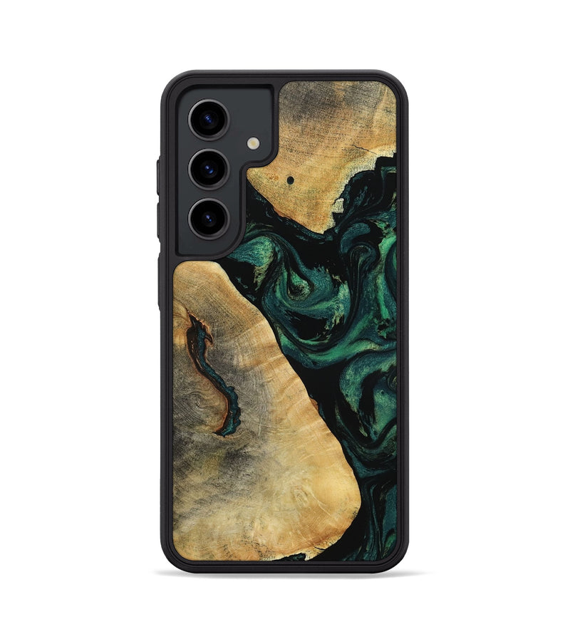 Galaxy S24 Wood Phone Case - Erykah (Green, 801541)