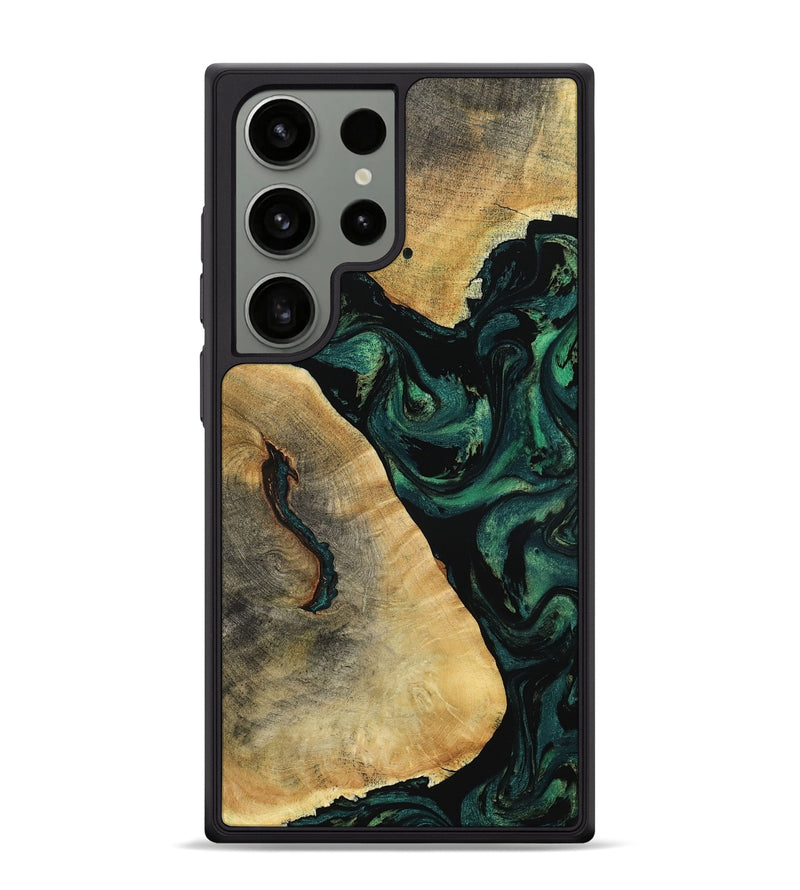 Galaxy S24 Ultra Wood Phone Case - Erykah (Green, 801541)