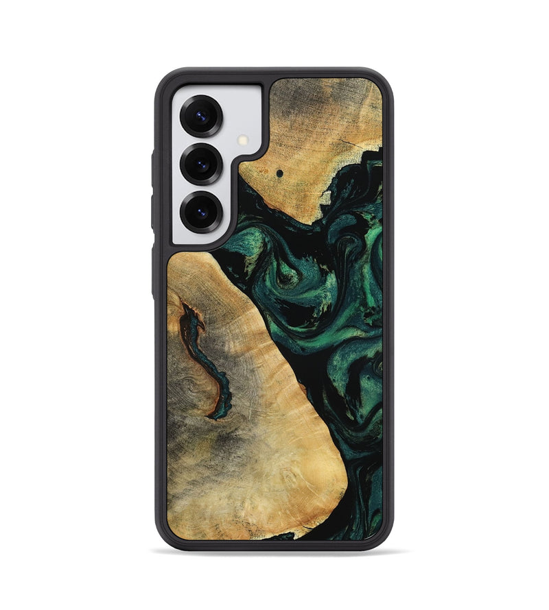 Galaxy S25 Wood Phone Case - Erykah (Green, 801541)