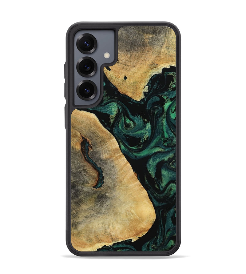 Galaxy S25 Plus Wood Phone Case - Erykah (Green, 801541)