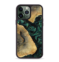 iPhone 13 Pro Max Wood Phone Case - Erykah (Green, 801541)