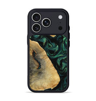 iPhone 17 Pro Wood Phone Case - Erykah (Green, 801541)