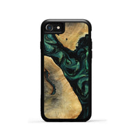 iPhone SE Wood Phone Case - Erykah (Green, 801541)