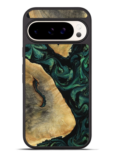 Pixel 9 Pro XL Wood Phone Case - Erykah (Green, 801541)
