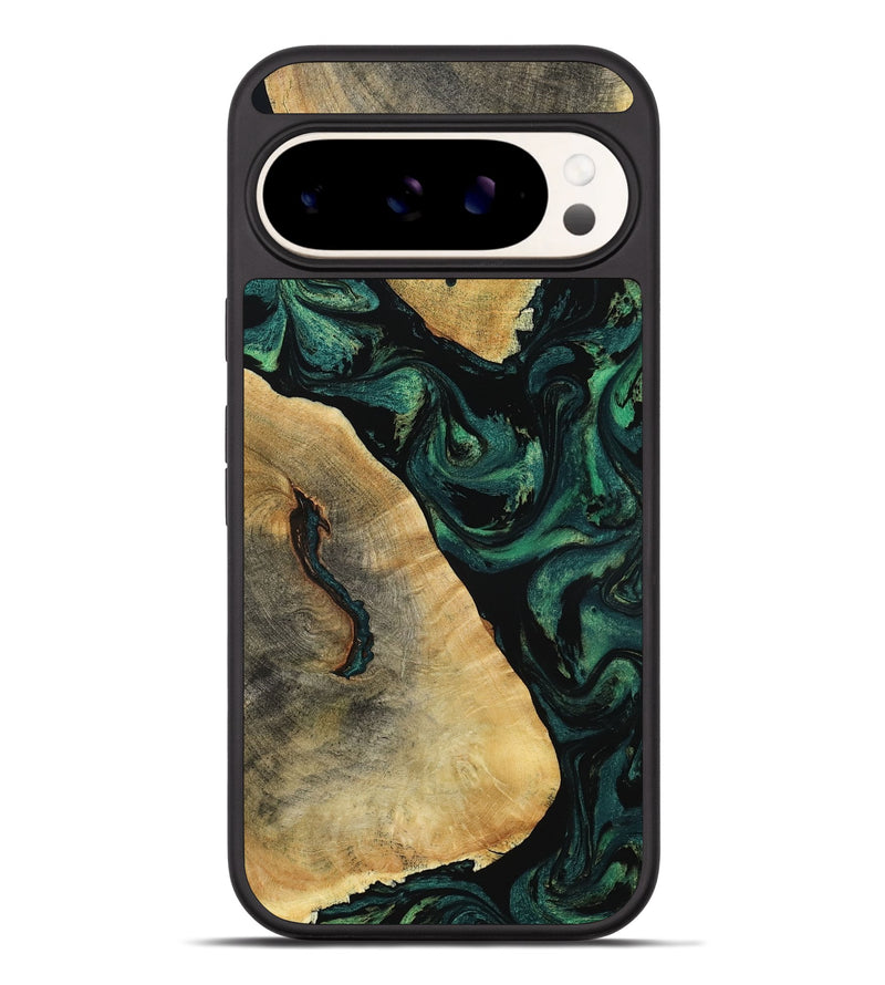Pixel 9 Pro XL Wood Phone Case - Erykah (Green, 801541)