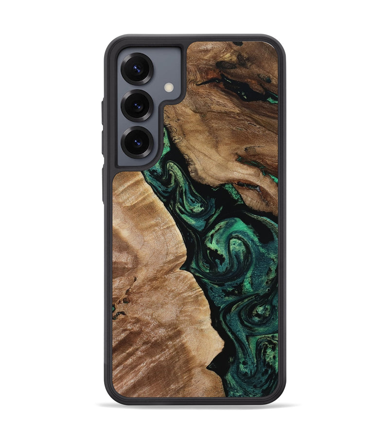 Galaxy S25 Plus Wood Phone Case - Sim (Green, 801542)