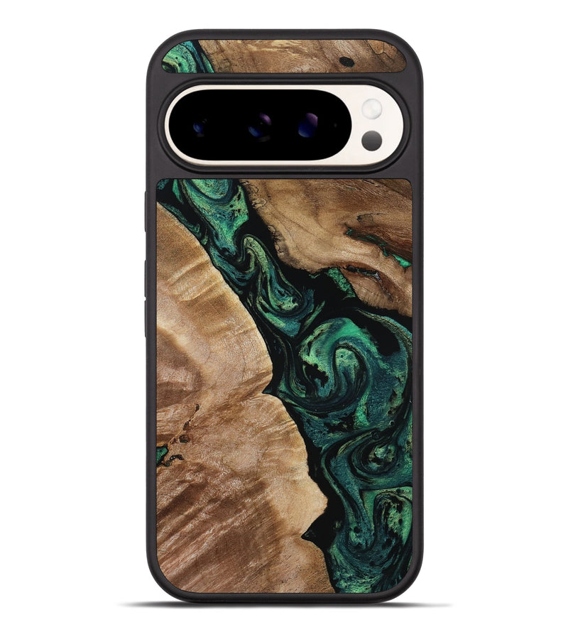 Pixel 9 Pro XL Wood Phone Case - Sim (Green, 801542)