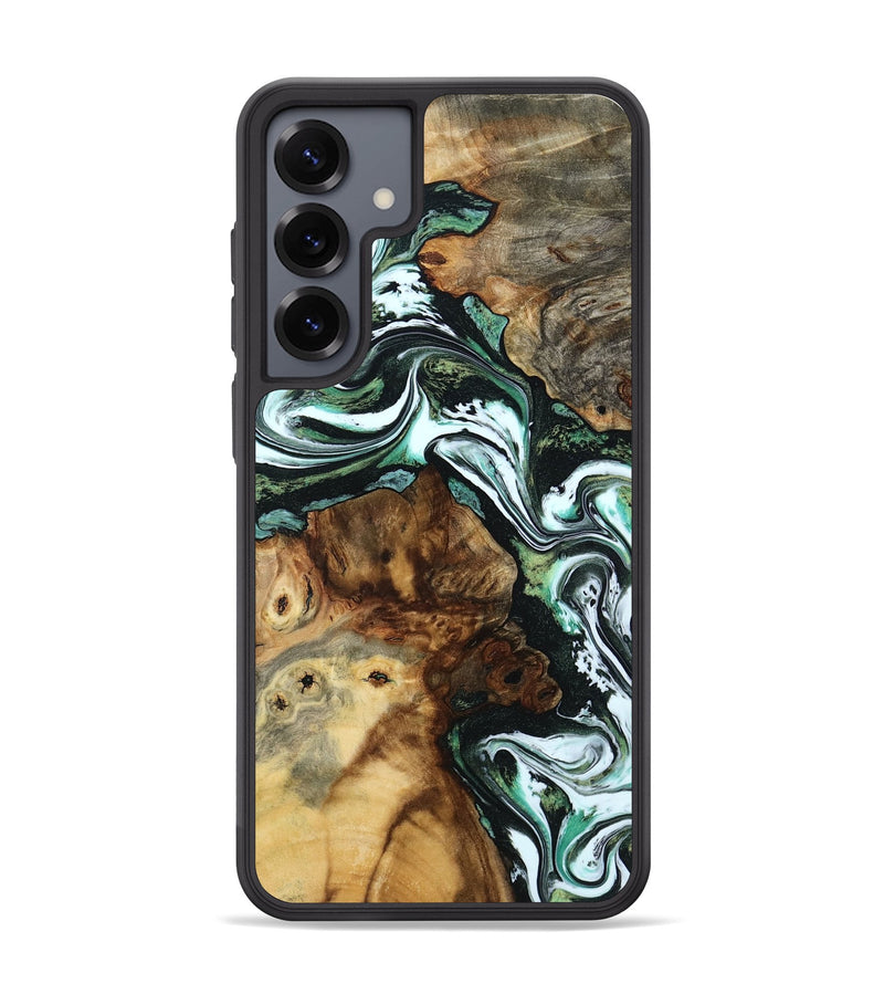 Galaxy S25 Plus Wood Phone Case - Josue (Green, 801543)