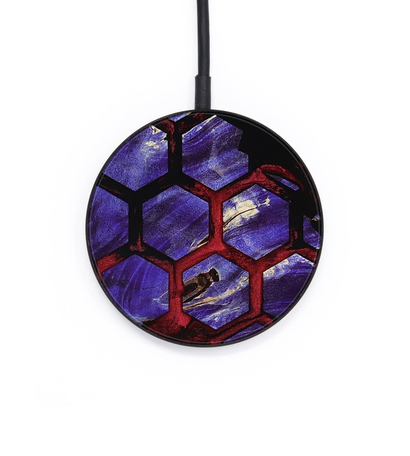 Circle Wood Wireless Charger - James (Pattern, 801544)