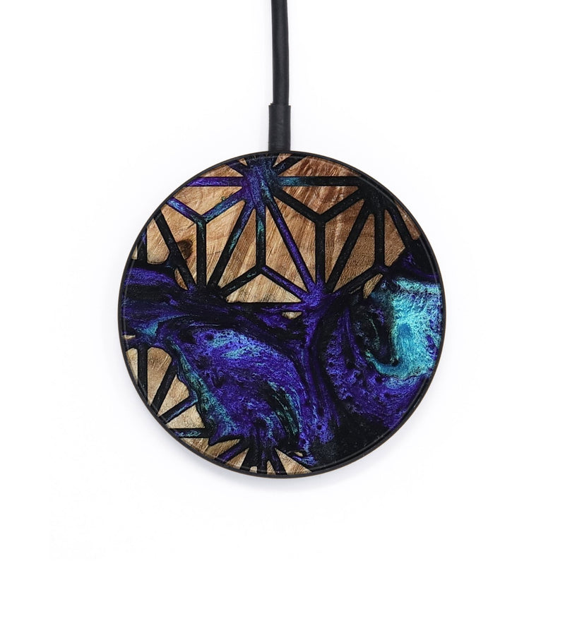 Circle Wood Wireless Charger - Burt (Pattern, 801545)