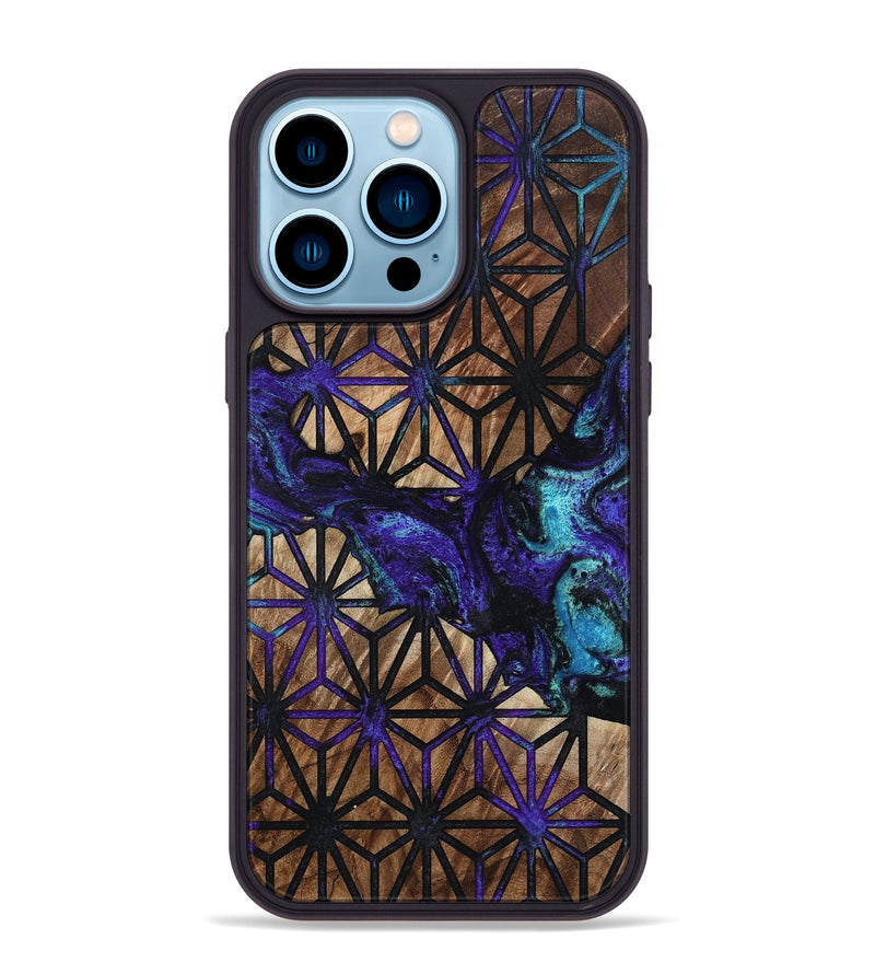 iPhone 14 Pro Max Wood Phone Case - Burt (Pattern, 801545)