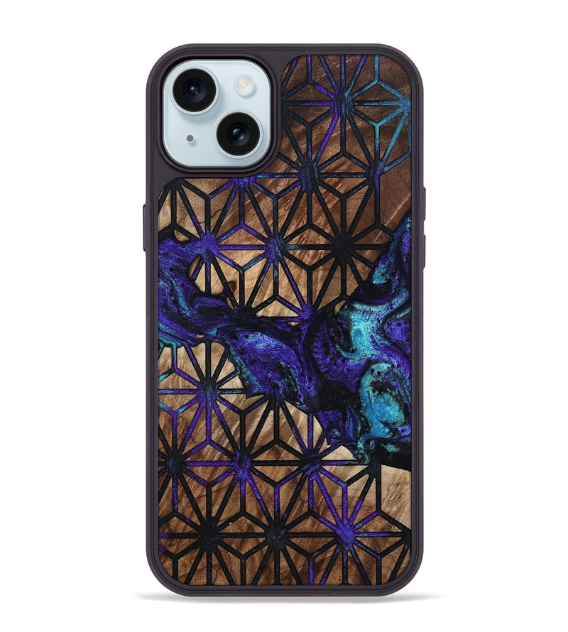 iPhone 15 Plus Wood Phone Case - Burt (Pattern, 801545)