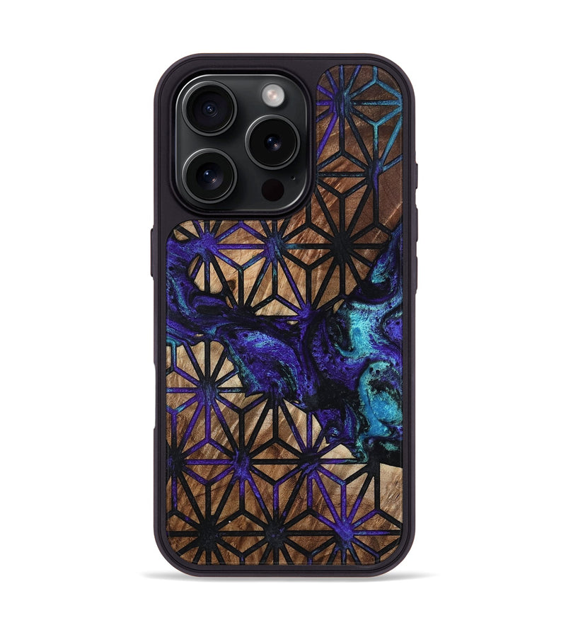iPhone 16 Pro Wood Phone Case - Burt (Pattern, 801545)