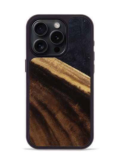 iPhone 15 Pro Wood Phone Case - Ashlynn (Wood Burl, 801548)